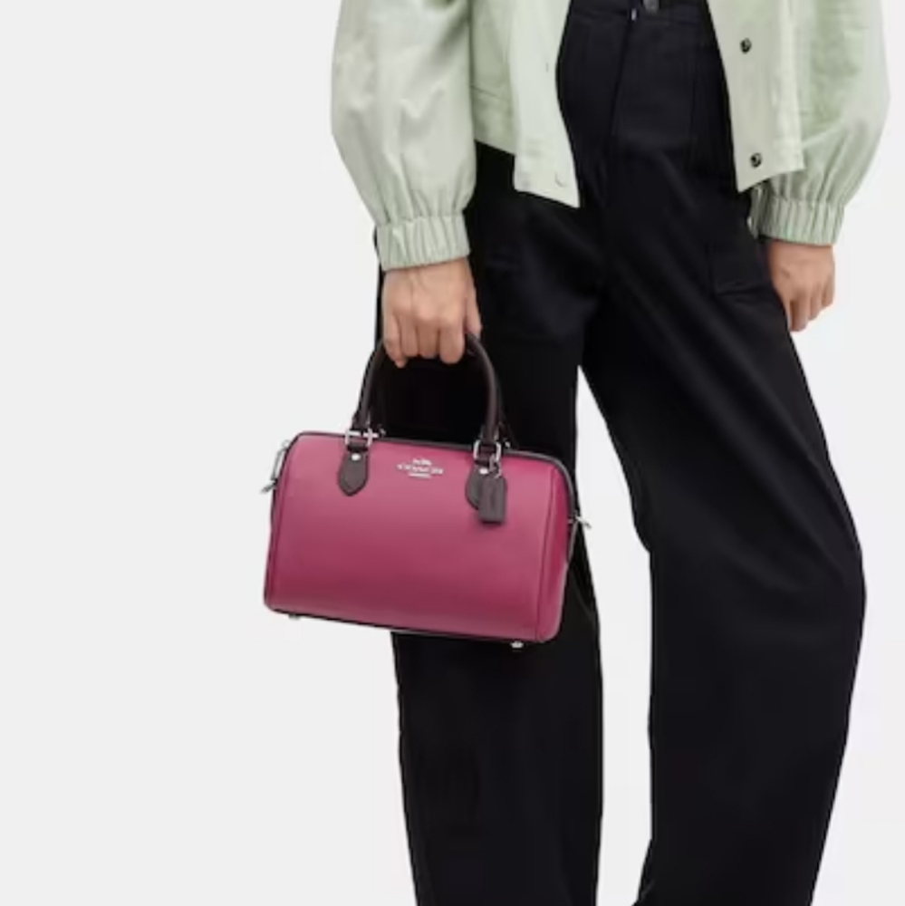 New! Rowan Satchel in Raspberry Pink Multi 🩷 - Picture 5 of 6